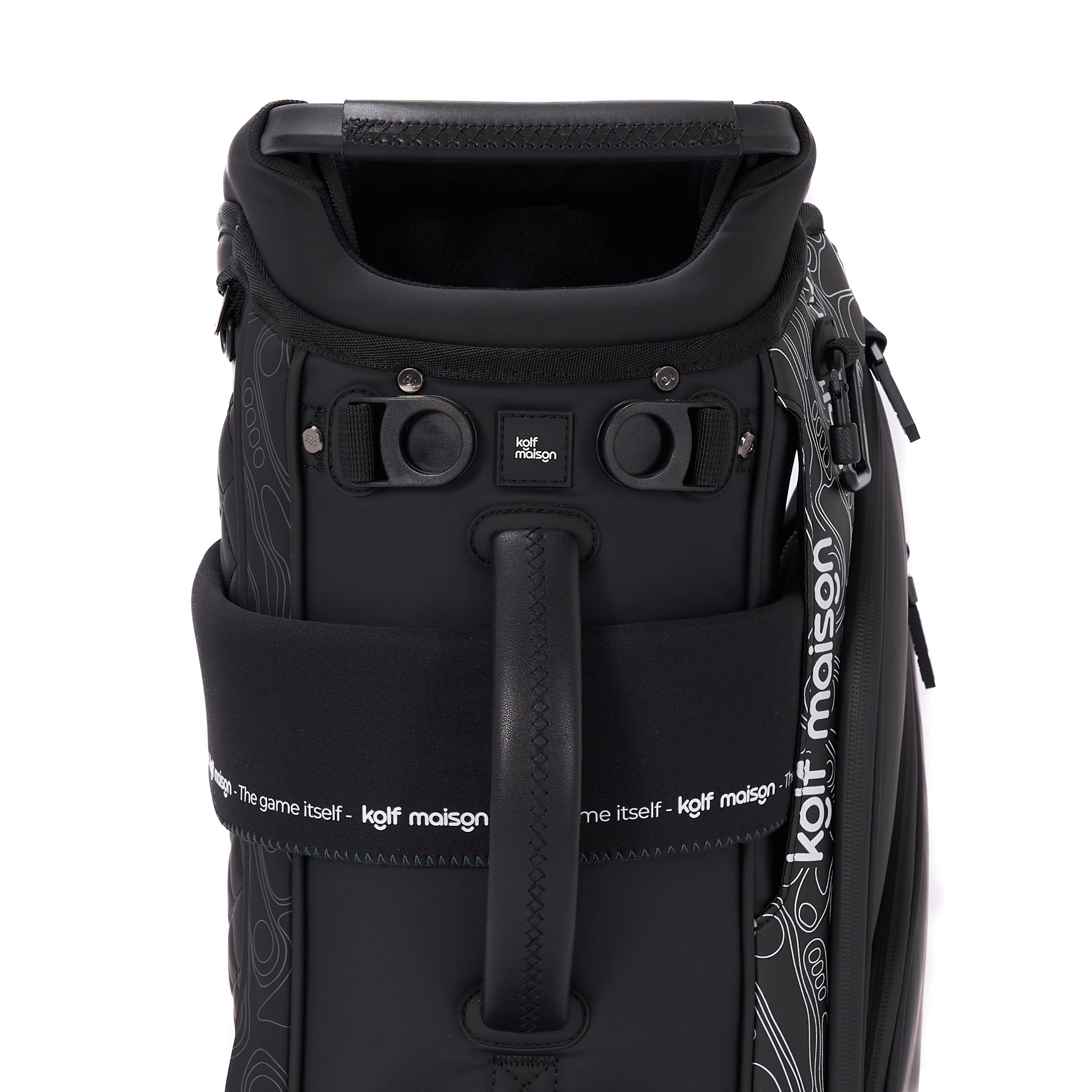 Kolf Maison luxury golf stand bag – putter well detail