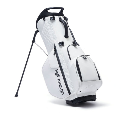 Paganica golf stand bag top view – divider configuration | Kolf Maison